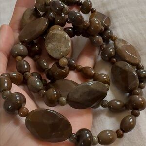 Jay King Chunky Agate Necklace Unsigned. No Box